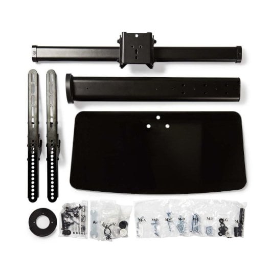 Nedis TVSM2330BK Suporte de Mesa Giratório/Inclinável para TV 32-65" com Altura Ajustável Máx.45kg Preto