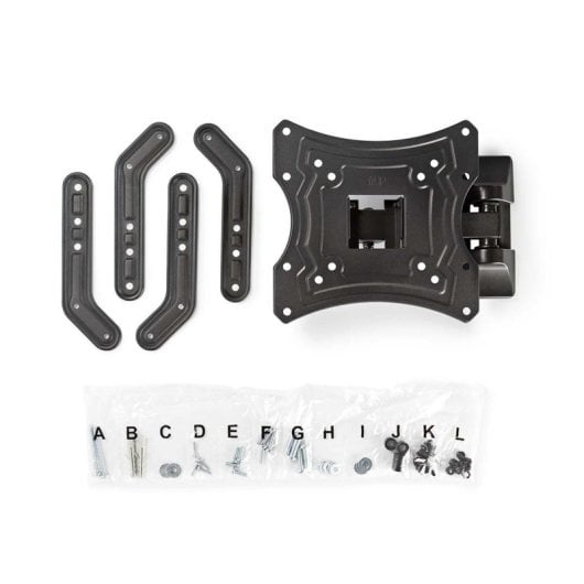 TV-Wandhalterung Nedis TVWM1430BK Neigbar Drehbar Schwarz 23"-55" 30kg