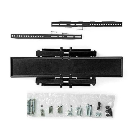 Nedis TVWM3551BK TV Wandhalterung 37 bis 80" VESA 200x200 bis 600x400 Max 35Kg