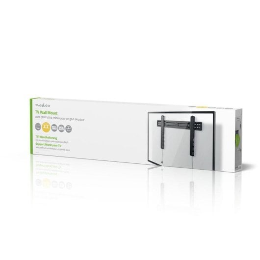 Soporte de Pared para TV Nedis TVWM5050BK Fijo Ultrafino 37"-70" 35kg Negro