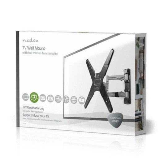Nedis TVWM5530BK TV Wandhalterung 26 bis 42" VESA 75x75 bis 400x400 Max 30Kg