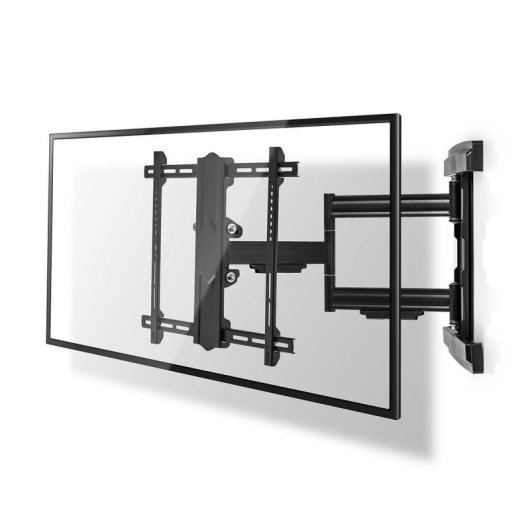 Soporte de pared TV Nedis TVWM6550BK 37-80" giro 180° inclinación 15° carga 50kg negro