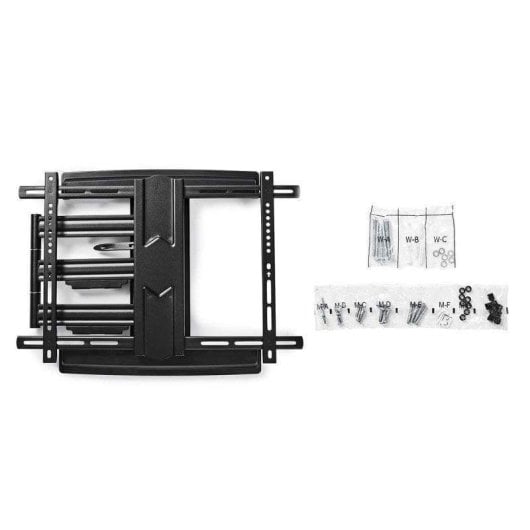 Nedis TVWM6550BK Supporto TV Parete 37 a 80" VESA 200x100 a 600x400 Max 50Kg