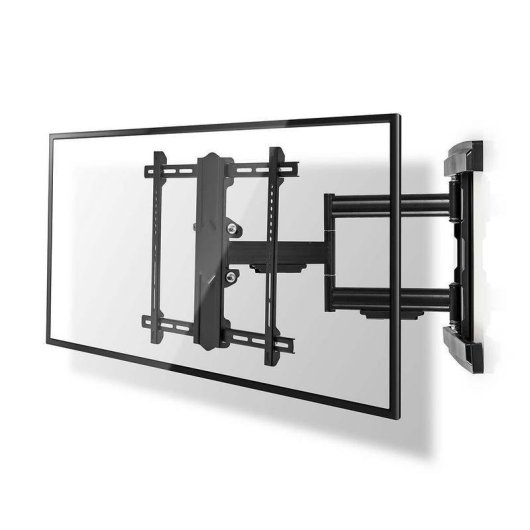 Nedis TVWM6550BK Supporto TV Parete 37 a 80" VESA 200x100 a 600x400 Max 50Kg