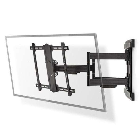 Soporte de Pared TV Nedis TVWM6551BK 37-80" Inclinable y Giratorio hasta 70kg 600x400mm Negro