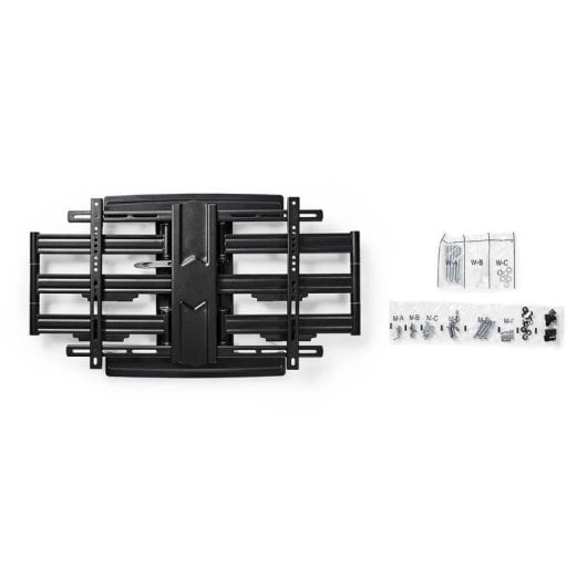 Soporte de Pared TV Nedis TVWM6551BK 37-80" Inclinable y Giratorio hasta 70kg 600x400mm Negro