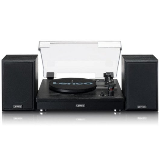 Tocadiscos Lenco LS-101BK 33/45/78 RPM Bluetooth 20W Negro