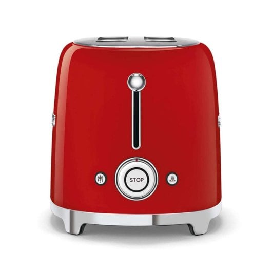 Torradeira Smeg TSF01RDEU 2 Rebanadas Vermelha Aço 950W 220-240VTorradeira Smeg TSF01RDEU 2 Rebanadas Vermelha Aço 950W 220-240V