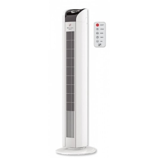 Ventilador torre S&P Artic Wind Tower E 730m³/h 60dB 45W AC 81cm Negro/Blanco
