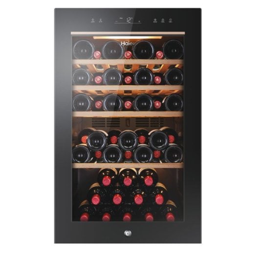 Cave à vin Haier Wine Bank 50 HWS49GA 49 bouteilles Noir Noir Indépendante