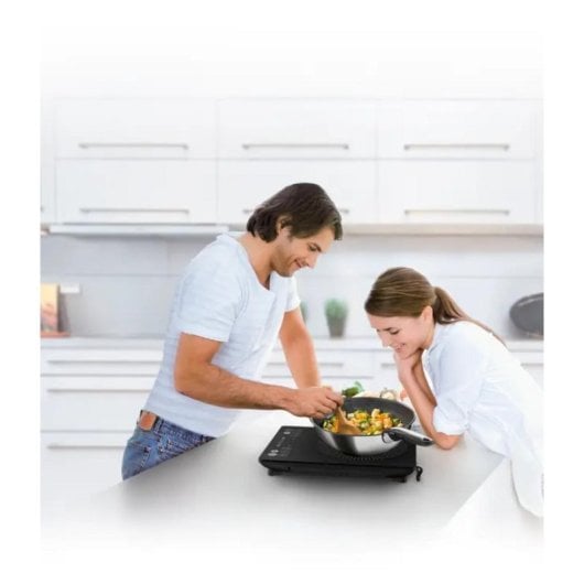 Induktionskochfeld Tefal IH2108E1 Schwarz 2100W Glasoberfläche 1 Zone InduktionInduktionskochfeld Tefal IH2108E1 Schwarz 2100W Glasoberfläche 1 Zone Induktion