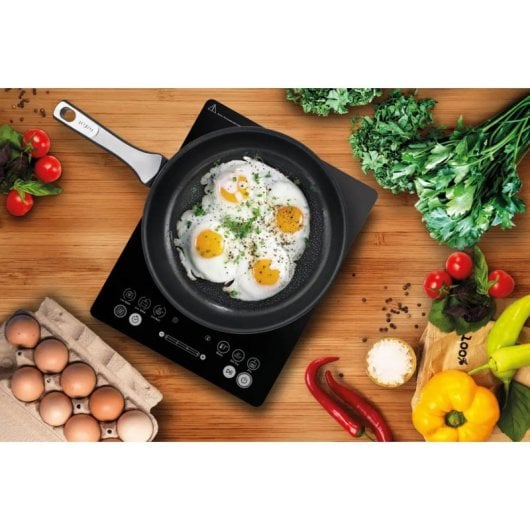 Induktionskochfeld Tefal IH2108E1 Schwarz 2100W Glasoberfläche 1 Zone InduktionInduktionskochfeld Tefal IH2108E1 Schwarz 2100W Glasoberfläche 1 Zone Induktion