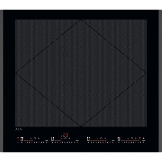 Placa de inducción AEG TR64IT00FB 4 zonas 59 cm integrada PowerBoost Hob2Hood negra