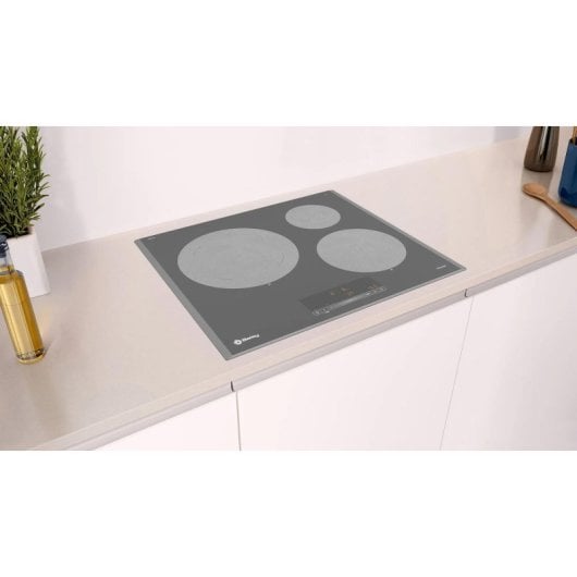 Plaque à Induction Balay 3EB965AH 60 cm Gris Intégrée 3 Zones de Cuisson
