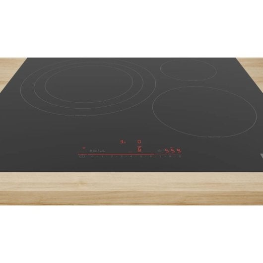 Placa de Inducción Bosch Serie 6 PID61RHB1E 3 zonas Home Connect DirectSelect 60cm Negro