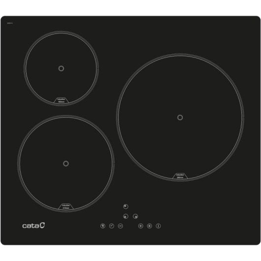 Placa de inducción CATA IB 6303 BK 59cm 7100W 3 zonas control táctil Booster integración avanzada