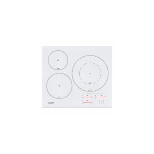 Placa de Indução CATA INSB 6030 WH Branco 60 cm Vidro Cerâmica 3 ZonasPlaca de Indução CATA INSB 6030 WH Branco 60 cm Vidro Cerâmica 3 Zonas