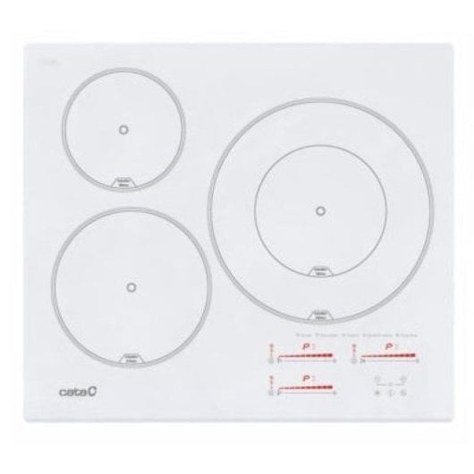 Placa de Indução CATA INSB 6030 WH Branco 60 cm Vidro Cerâmica 3 ZonasPlaca de Indução CATA INSB 6030 WH Branco 60 cm Vidro Cerâmica 3 Zonas