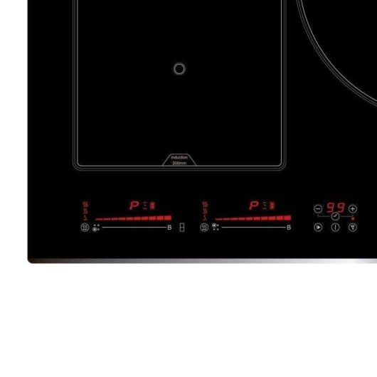 Placa de inducción Cata INSB 8021 BK 80 cm 4 zonas control táctil vidrio negro