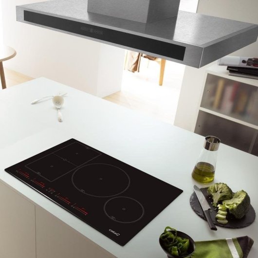 Placa de inducción Cata INSB 8021 BK 80 cm 4 zonas control táctil vidrio negro