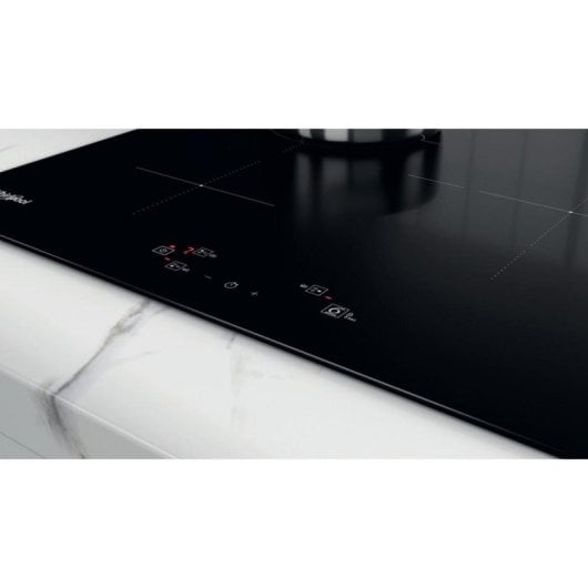 Placa de Inducción Whirlpool WS Q5760 NE 59cm 3Zonas Booster 7200W Vidrio Cerámica Negro