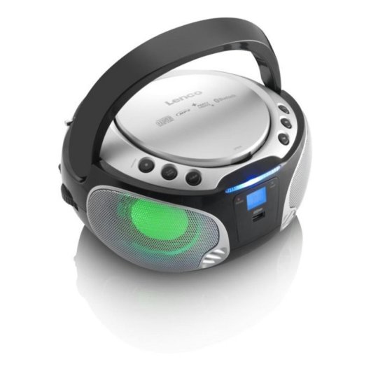 Lecteur CD Lenco SCD-550 Bluetooth FM avec écran LCD et USB