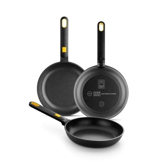 Padella BRA Foodie A122322 22cm Alluminio Antiaderente Induzione Blu Ghiaccio