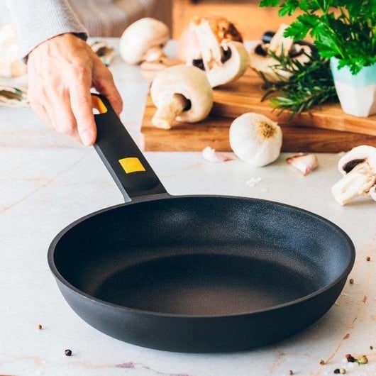 Padella BRA Foodie A122322 22cm Alluminio Antiaderente Induzione Blu Ghiaccio