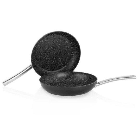 Orbegozo SFB-9032 32cm Allzweckpfanne Aluminium Full Induction Keramikbeschichtung Schwarz 4 Stück