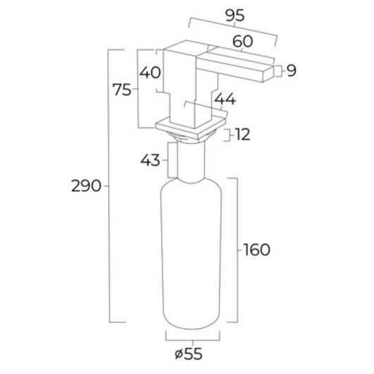 Dispenser Sapone Teka 115890041 Design Elegante Funzionale Facile Installazione Dispenser Sapone Teka 115890041 Design Elegante Funzionale Facile Installazione
