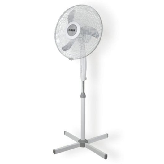 Ventilador HJM VP40 Blanco 50W Piso Botones Corriente alterna