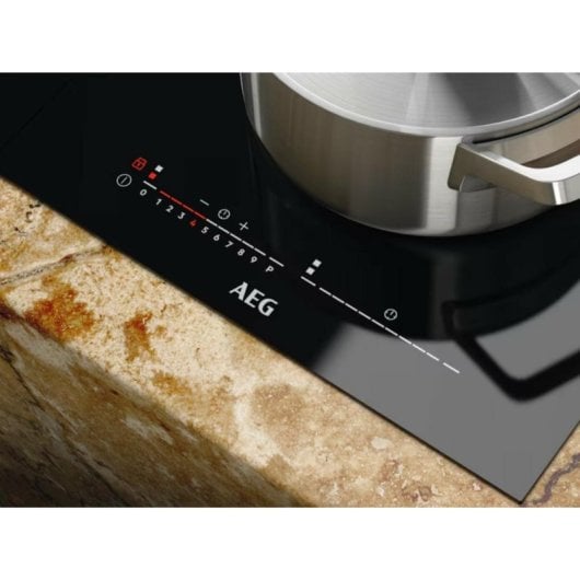 Placa de inducción AEG IKS42640KB Modular 2 Zonas 36 cm Función Puente Eco Timer Negro