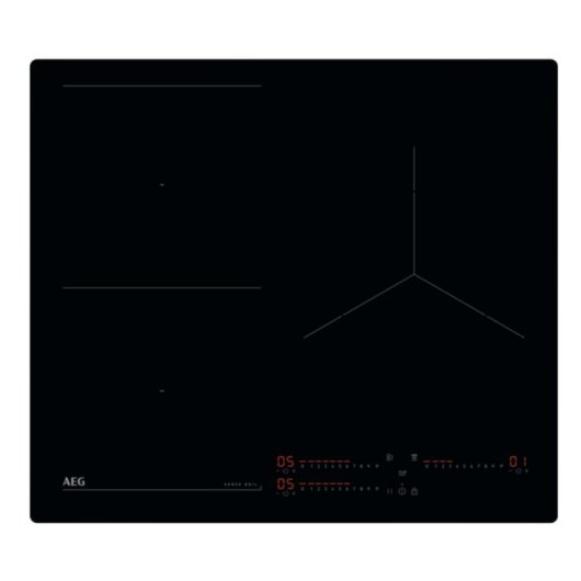 Placa de inducción AEG TI63IQ10IB Integrada 3 zonas 60cm negro con Hob2Hood y AssistedCooking