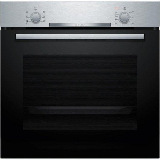 Horno Multifunción Bosch Serie 2 HBA510BR3 71L 60cm Limpieza Manual A 3D Hotair Negro Inox