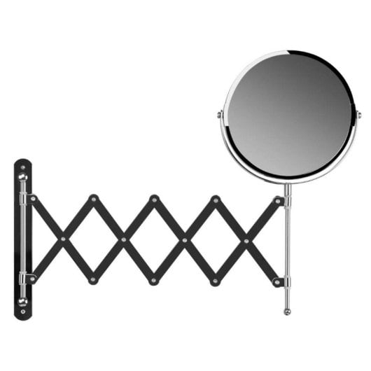 Espejo Cosmético Orbegozo ESP 6000 Doble Cara x5 Aumento Brazo Extensible 55cm Pared