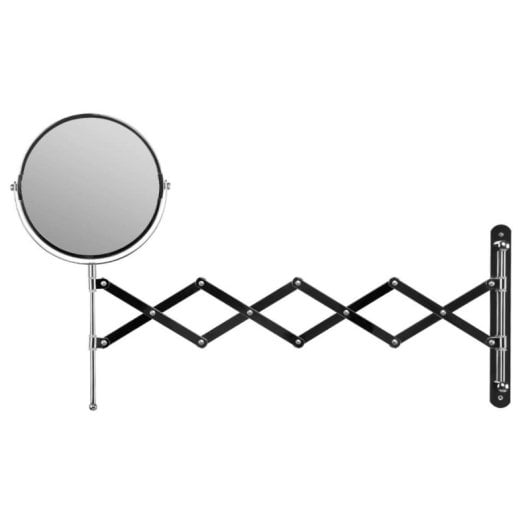 Espejo Cosmético Orbegozo ESP 6000 Doble Cara x5 Aumento Brazo Extensible 55cm Pared
