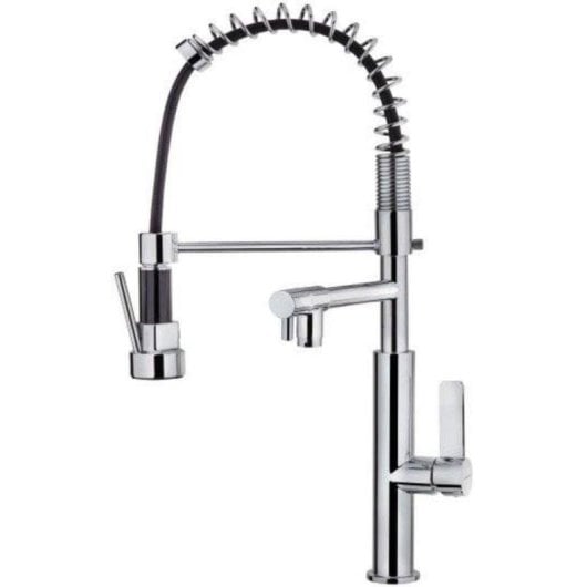 Grifo Teka Formentera TOP FOT 999 caño flexible retirable Stop cromo 54 cm