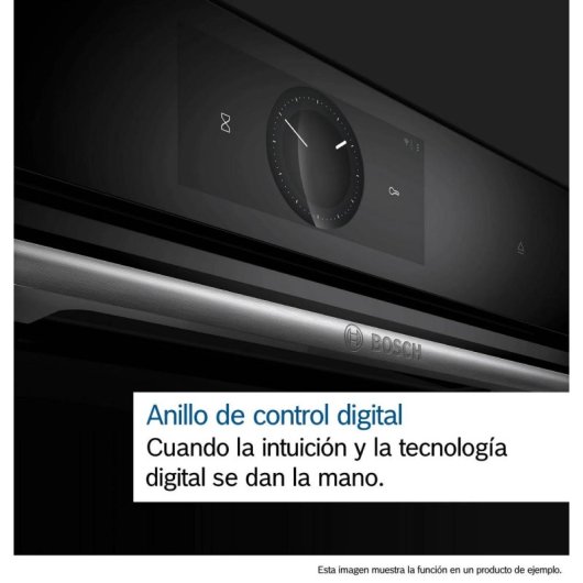 Microondas Bosch Serie 8 BEL7321B1 21L 900W Control Digital Recetas Gourmet Limpieza Fácil
