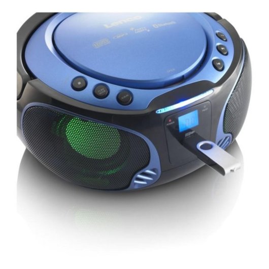 Lenco SCD-550 Lettore CD Bluetooth Radio FM con USB e Illuminazione Musicale Lenco SCD-550 Lettore CD Bluetooth Radio FM con USB e Illuminazione Musicale