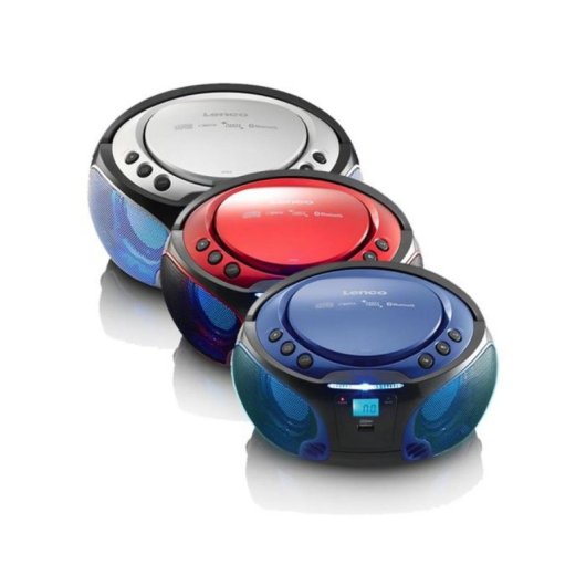 Lenco SCD-550 Lettore CD Bluetooth Radio FM con USB e Illuminazione Musicale Lenco SCD-550 Lettore CD Bluetooth Radio FM con USB e Illuminazione Musicale