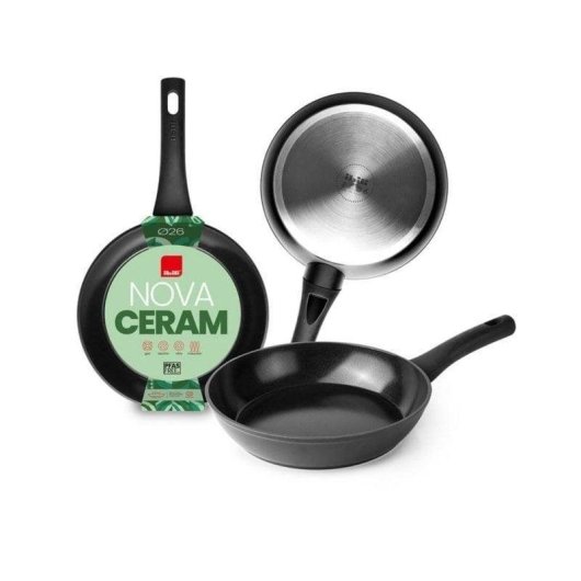 Sartén Ibili 497520 aluminio antiadherente 20 cm inducción/gas/vitro negro