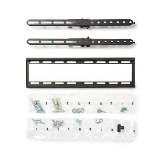 Support de Mur Nedis TVWM1131BK Inclinable 55" Noir Acier 0-20°