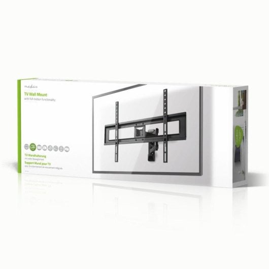 TV-Wandhalterung Nedis TVWM1550BK 37"-70" Neigbar Drehbar Schwarz TV-Wandhalterung Nedis TVWM1550BK 37"-70" Neigbar Drehbar Schwarz