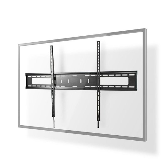 Soporte TV Nedis TVWM2070BK hasta 100", VESA 900x600, 75kg, Nivel Burbuja, Negro