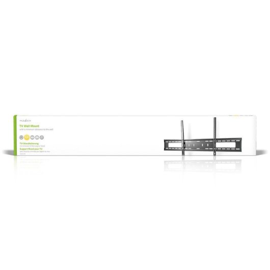 Soporte TV Nedis TVWM2070BK hasta 100", VESA 900x600, 75kg, Nivel Burbuja, Negro