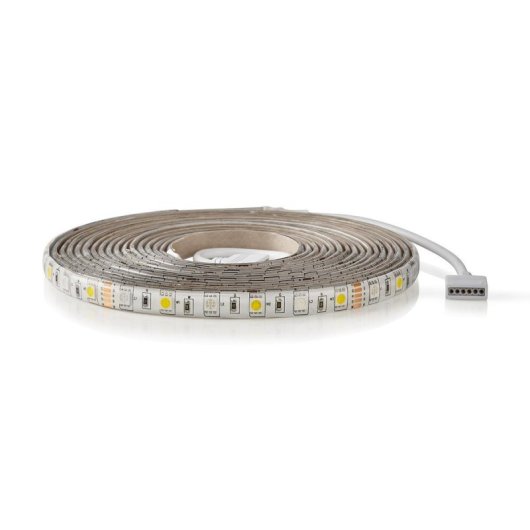 Intelligentes LED Lichtband Nedis WIFILS50CRGBW 5m RGB Weiß Warmkalt WLAN Steuerung