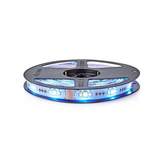 Intelligentes LED Lichtband Nedis WIFILS50CRGBW 5m RGB Weiß Warmkalt WLAN Steuerung