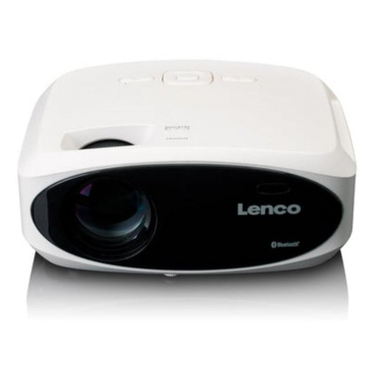 Projetor Lenco 1080p 250 Lúmens LED LPJ-900WH Foco Manual Extras