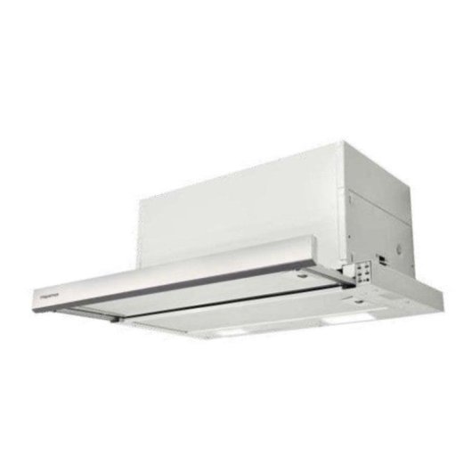 Campana extractora Mepamsa Máxima Extraíble Semintegrada 60cm LED Blanca