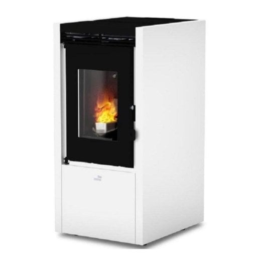 Estufa de pellets Estanca Cointra CESENA 6,9 kW Blanco Bajo Consumo